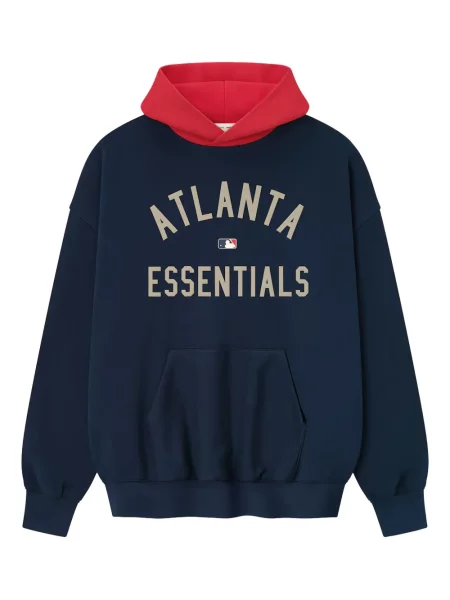 Hanorac cu glugă Fear Of God Essentials albastru