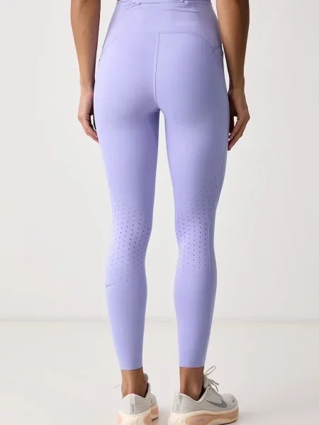 Nike legginsy sportowe Swift fioletowe