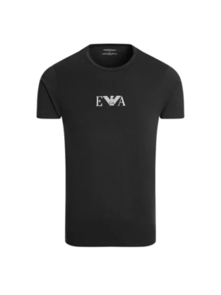Koszulka Emporio Armani z krótkim rękawem czarna