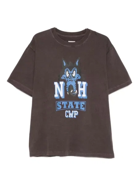 Tricou Neighborhood cu imagine maro