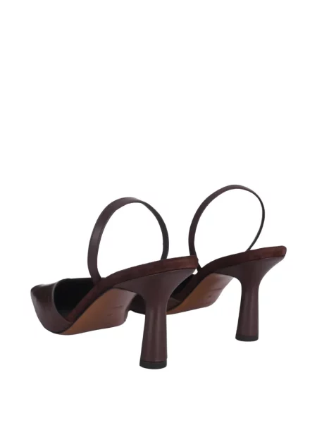 Pantofi cu toc Neous slingback maro