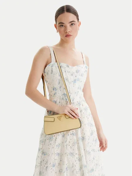 Guess Torebka Serenova Mini żółty