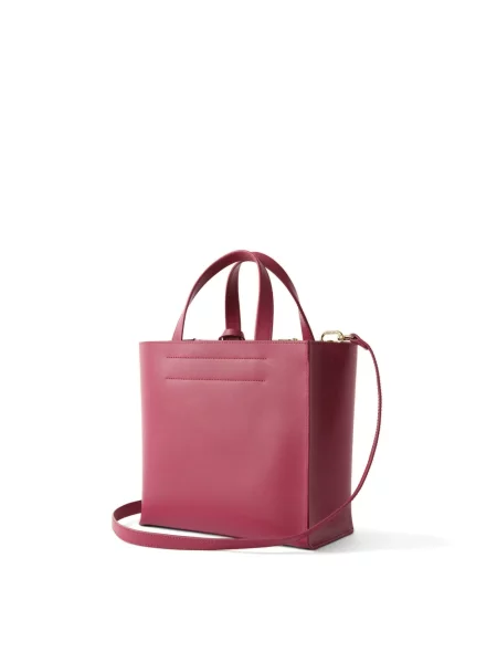 Shopperka Furla skórzana czerwona