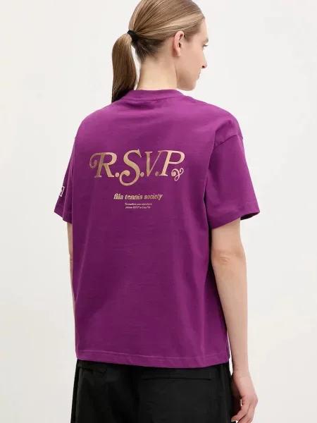 Fila t-shirt Leffinge różowy fioletowa
