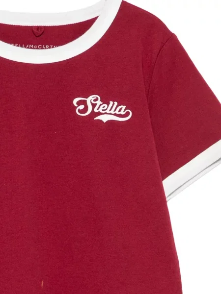 Koszulka dziecięca Stella Mccartney czerwona