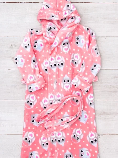 Дитячий Халат Носи своє кораловий