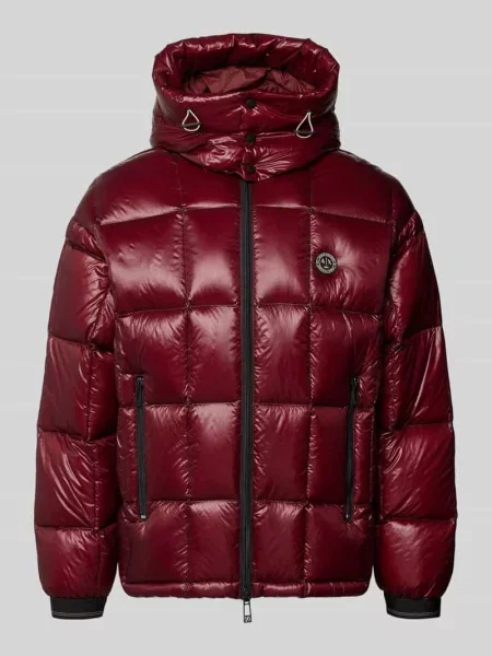 Armani Exchange kurtka puchowa czerwona