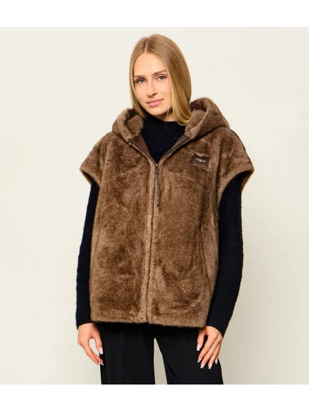 Aeronautica Militare Vestă | Relaxed fit maro