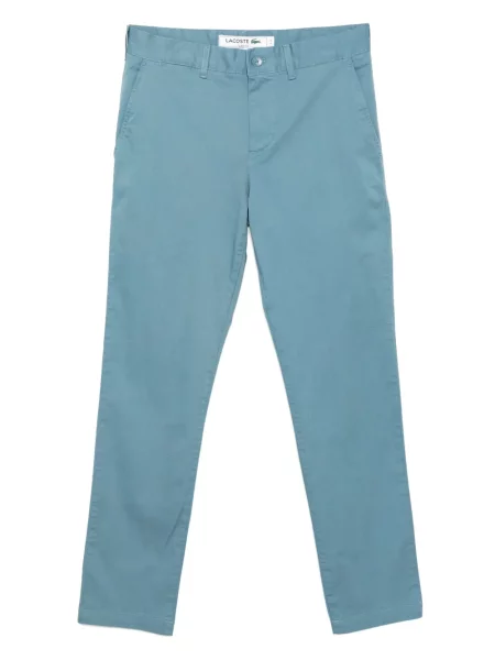 Pantaloni chino Lacoste albastru