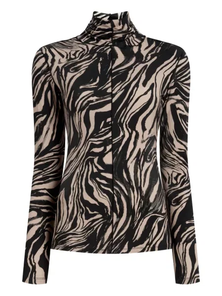 Top Proenza Schouler White Label z nadrukiem biały