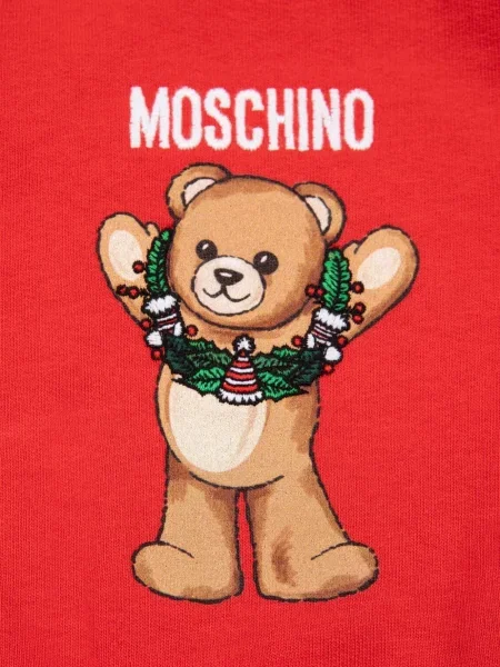 Bluza dziecięca Moschino czerwona