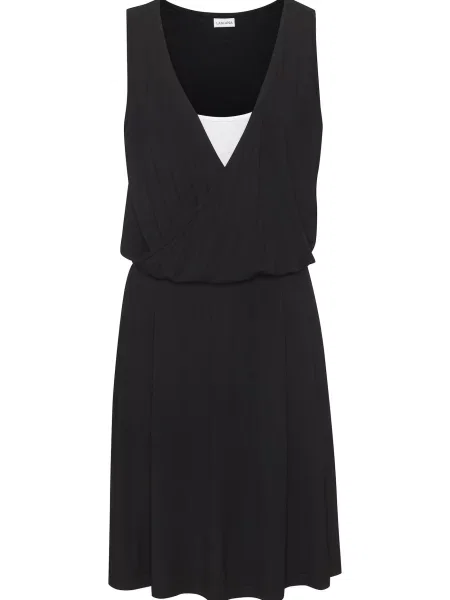 LASCANA Rochie negru alb