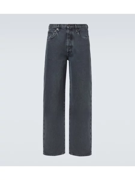 Magas derekú farmerek Prada fekete