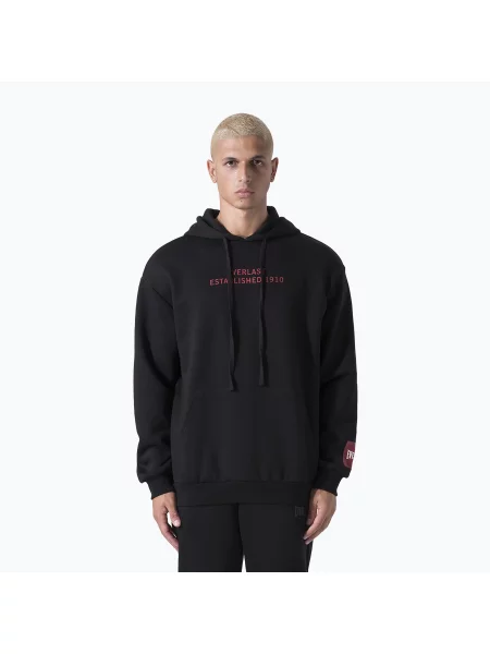 Bluza Everlast Streetwear Hoodie black/red czarna