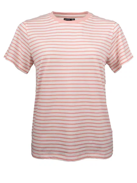 Antargo Póló Striped Basic korál