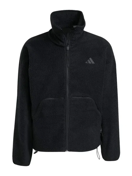 Jakna od flisa Adidas Sportswear od flisa crna