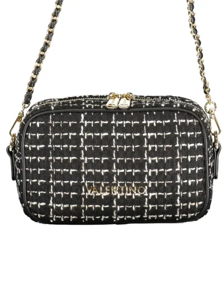 Tvídová kabelka Valentino Bags čierna