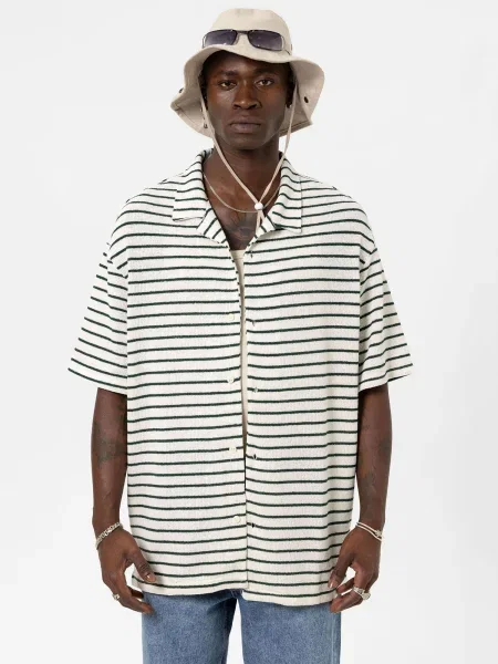 VAMOS CLO Cămașă Ceanothus verde alb