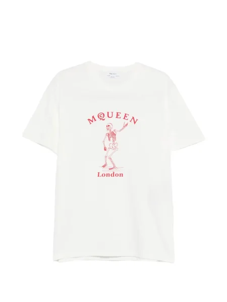 Тениска Alexander Mcqueen бяло