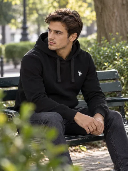 Polo majica Us Polo Assn crna