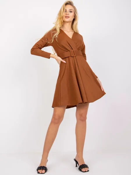 Rochie Fashionhunters de costum maro