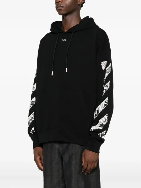 Hanorac cu glugă Off-white alb