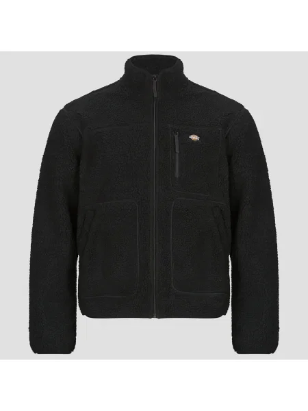 Geacă Dickies din fleece negru