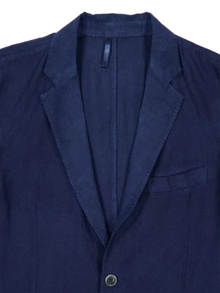 Sako 120% Lino s výstřihem do v modré