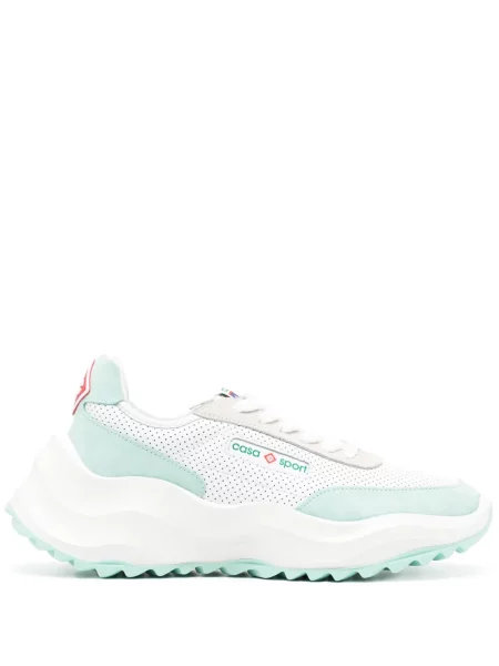 Sneakerși Casablanca din piele alb