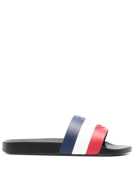 Papuci Moncler cu dungi albastru