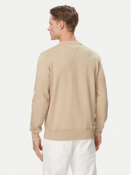 TOMMY HILFIGER Mikina piesková / biela béžová