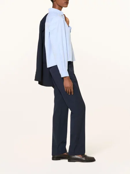 Claudie Pierlot Spodnie Marlena Pino blau granatowe