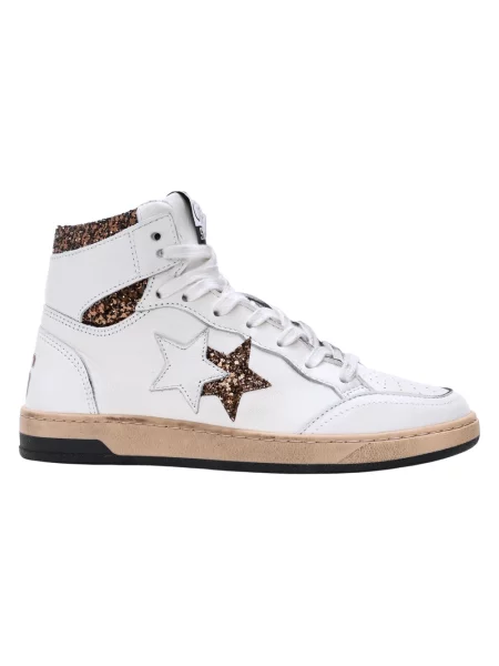 Sneakersy 2star skórzane białe