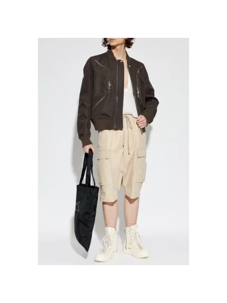 Kurtka jeansowa Rick Owens brązowa