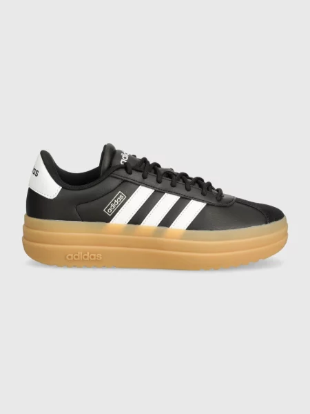 Kožené tenisky adidas Vl Court Bold čierna