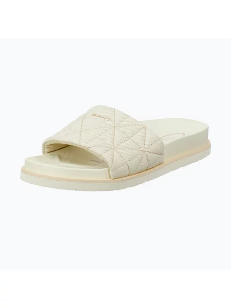 Șlapi pentru femei GANT Mardale off white alb