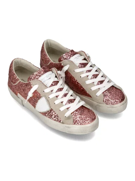 Buty do tenisa Philippe Model zamszowe do tenisa różowe