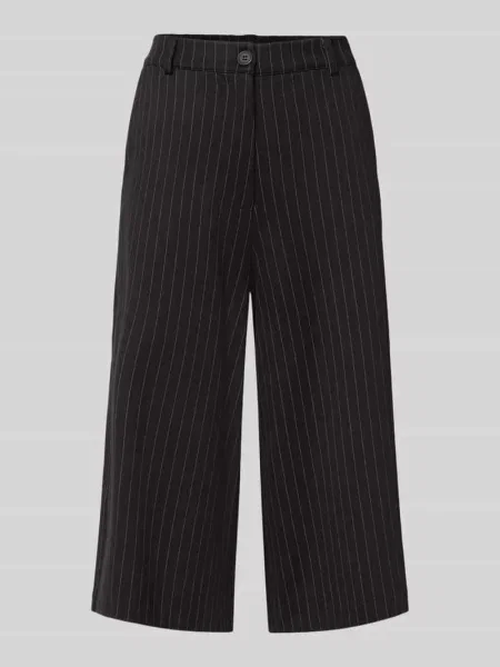 Kuloty o kroju regular fit z zakładkami w pasie model SC-GILL 3' Soyaconcept czarne