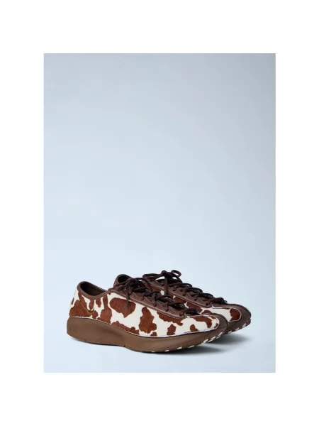 Sneakersy Nike skórzane brązowe