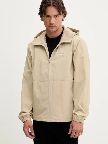 Яке Tommy Jeans преходен модел бежово