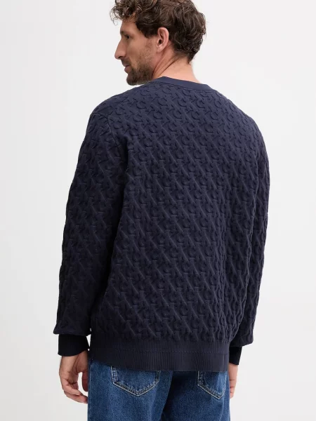 Svetr Calvin Klein Jeans pánský tmavomodrá
