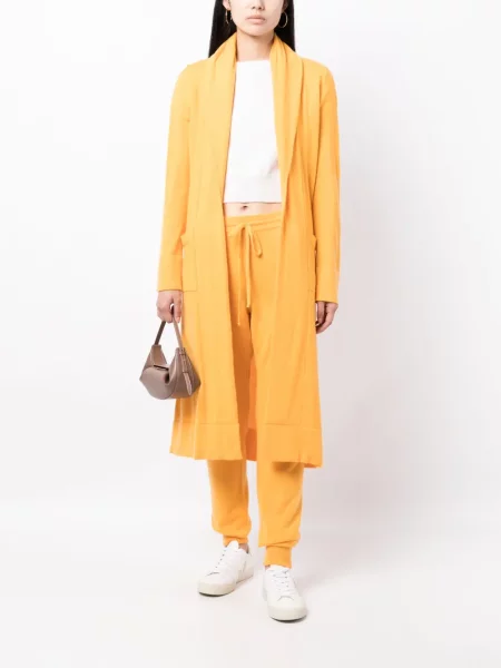 Кашмирена плюшено мече жилетка Teddy Cashmere оранжево