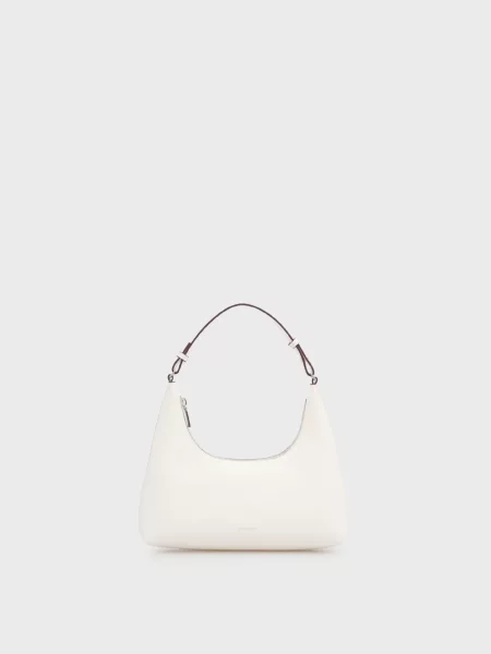 Сумка Calvin Klein с автографом белая