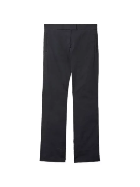 Pantaloni Miu Miu din poplin negru