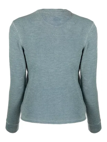 Ilgas briaunotas marškinėliai Ralph Lauren Rrl mėlyna