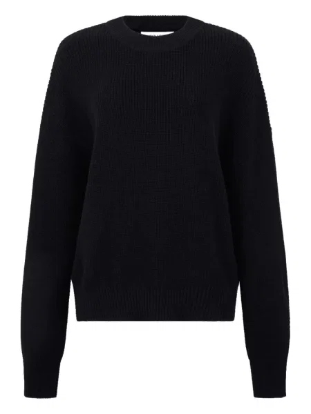 Sweter Aya Muse prążkowany czarny