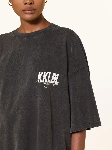 Karo Kauer Tričko Oversize černá bílé