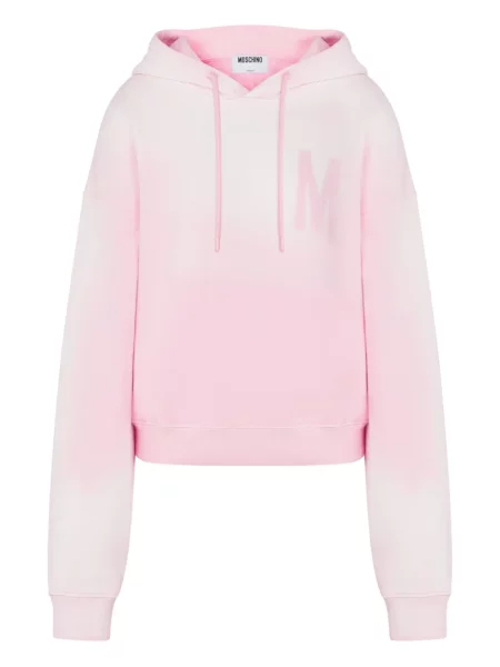 Hanorac cu glugă Moschino roz