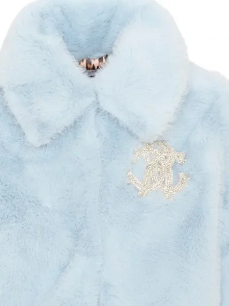 Dětské kožich Roberto Cavalli modrý