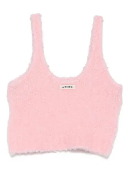 Top Patrizia Pepe tricotate roz